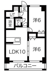 グランメールコート　白銀の物件間取画像